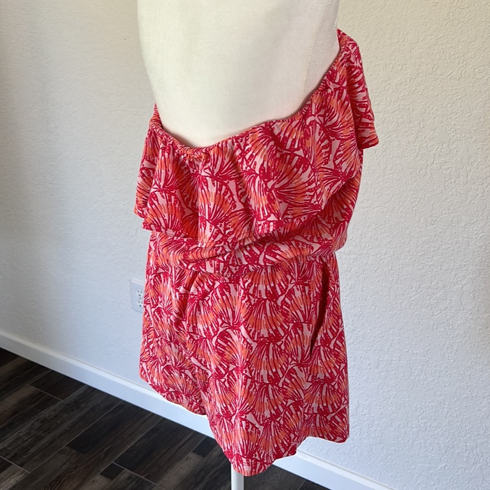 Vineyard Vines Romper pink/orange size Medium - Picture 5 of 7